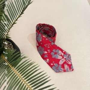 Exclusive Batik Necktie (Normal Size) - 100% Genuine Handmade Batik - Hand-Stamped