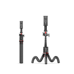 Flexible Portable Tripod Selfie Stick Octopus Flexible Tripod Vlog Shooting Stabilizer Adjustable Height Tripod With Wireless Remote Control And Universal Clip Universal 1/4 Thread Connector Suitable For Mobile Phones Cameras Live Broadcast