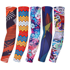 【NEW A 】Sports Safety Arm Sleeves for Men and Women Arm Warmers Sun Protection Arm Sleeves Hand Sleeve Cover Cycling Arm Protectors