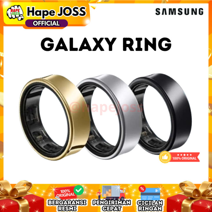 Samsung Galaxy AI Smart Ring Health Tracking Water Resistance Resmi | Lazada Indonesia