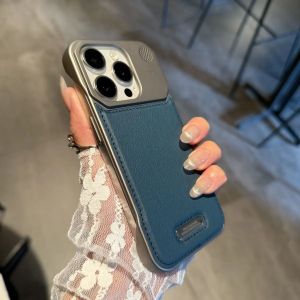 Luxury Frameless Armor Leather Case for iPhone 16 15 14 Plus 13 12 11 Pro Max For Magsafe Magnetic Business Aromatherapy Cover