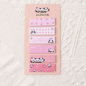 GONUUWGL Kawaii Panda Sticky Notes Creative Cartoon Note Pads Bookmark N Times Label Paper Stickers To Do List