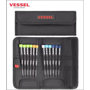 Japan VESSEL Precision Screwdriver Set/Clock Electronic Repair Dedicated Phillips Set 9912A