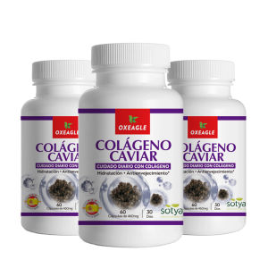 Oxeagle Caviar Collagen Supplement | Skin Elasticity Boost | Anti-Aging Support | Skin Radiance | Made in Spain