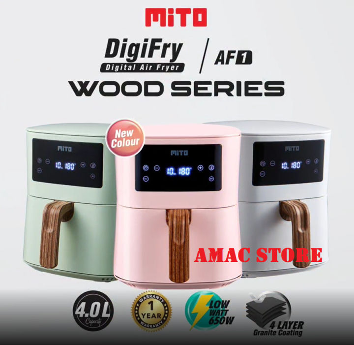 MITO Digital Airfryer 4 L AF 1 Air fryer Garansi Resmi AF1 Hijau Free Buble Lazada Indonesia