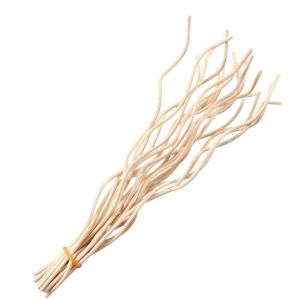 LYMEDIA 20Pcs Reed Fragrance Diffuser Stick Long Wavy Home Fragrance Replacement Refill Sticks Durable 28CM Air Freshener Rattan