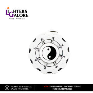 Lighters Galore - YINYANG SPINNER (REDFLAME WITH DISCO LIGHTS)