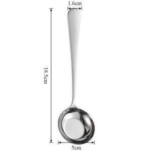 Minimalist Stainless Steel Soup Long Handle Ladles Durable Anti Scald For Home & Restaurant Cooking