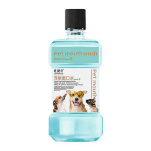 CHONGNIYA Pet Mouthwash 500ml Cat and Dog Oral Care Pet Dental Water Additive Oral Care Fresh Breath Remove Tartar Cat and Dog Oral Cleaning Care