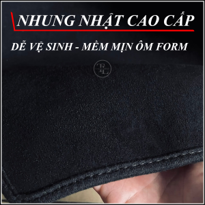 Thảm taplo xe Kia Sportage 2022 - 2025 da carbon nhung lông cừu có đế chống trượt 3 lớp dày dặn bảo hành 12 tháng