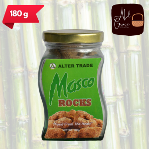 Mascobado Rocks 180 grams / Masco Rocks / Mascovado / Muscovado Sugar Organic from Alter Trade Bacolod Negros Product