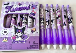 Sanrio neutral pen not tiring for students quick drying press pen 0.5ST chubby pen cute and high-value pen
