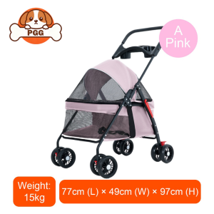 【 PGG】 Detachable CarryingCart 15KG Strong Structure Foldable Outdoor Dog Cat Cart travel Carrier