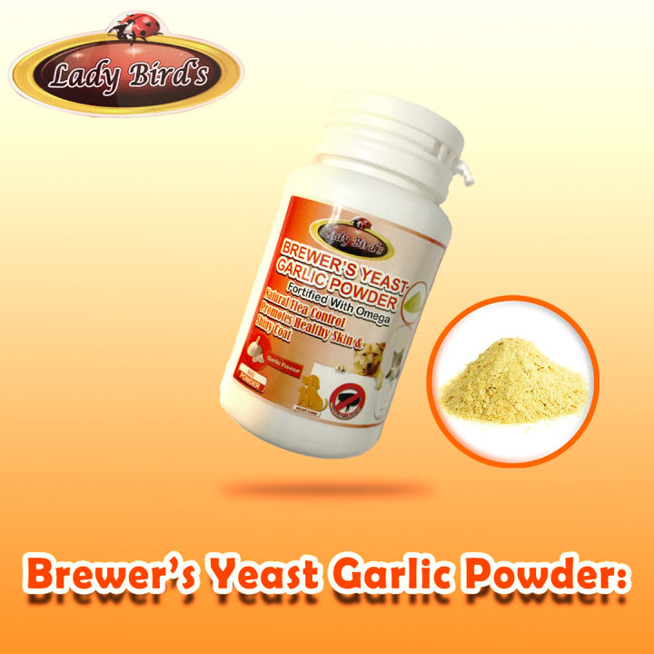 Brewers yeast and garlic powder best sale