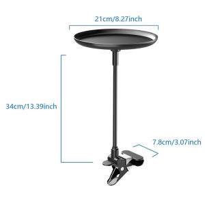 Portable Car Dining Table Tray Clip Multi-Purpose Food Drink Holder Back Seat