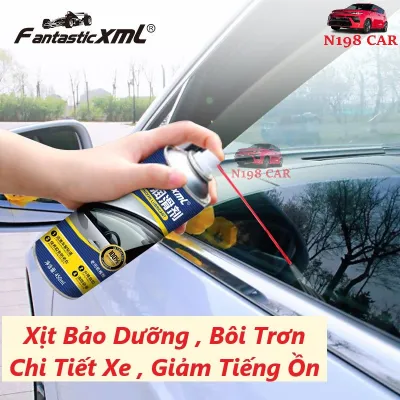 Chai Xịt Dầu Bôi Trơn Cửa Kính Ô Tô Chống Kẹt Kính Bảo Dưỡng Gioăng Cao Su Cửa Nóc Xe Hơi N198car
