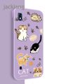 Casing Samsung M10 A10  phone case，Ultra-thin Camera precision protection case Straight edge cover with Free lanyard. 