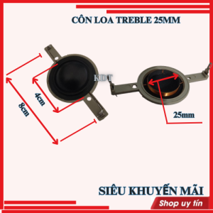 Côn loa - coil  loa trebl 25.5mm màng lụa cao cấp giá 10 chiếc