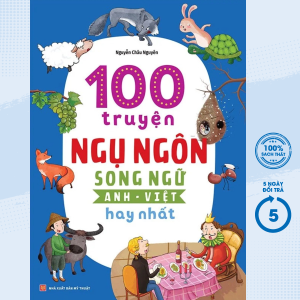 Sách - 100 Truyện Ngụ Ngôn Song Ngữ Anh - Việt Hay Nhất - ML - Newshop
