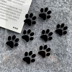 Funny Cat Paw Print Dog Paw Print Footprint Sticker Motorcycle Car Luggage Side Tail Top Aluminum Case Box Waterproof Vinyl Stickers
