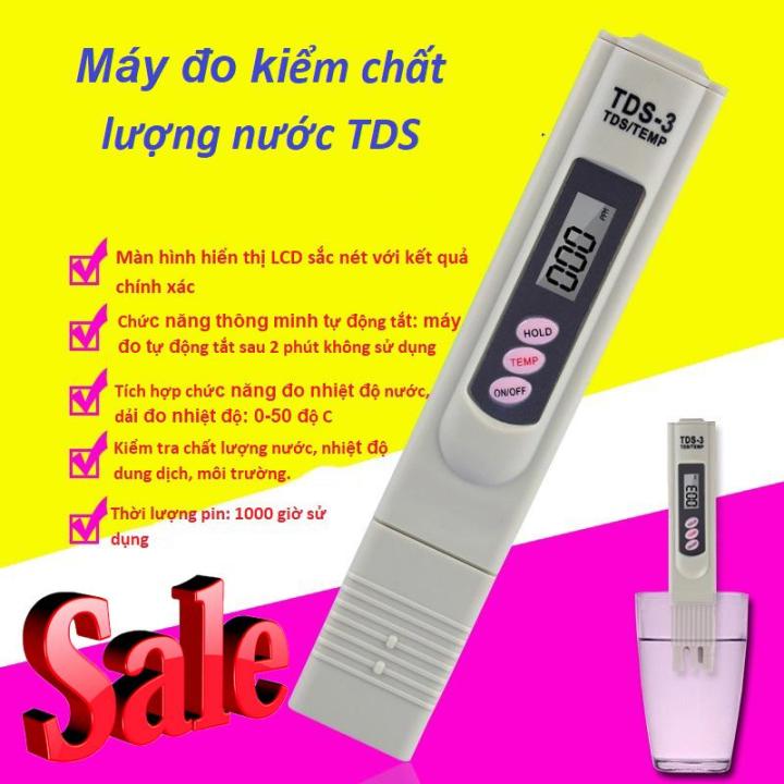 Máy đo kiểm chất lượng nước -Bút thử nước kiểm tra nồng độ chất rắn hòa ...