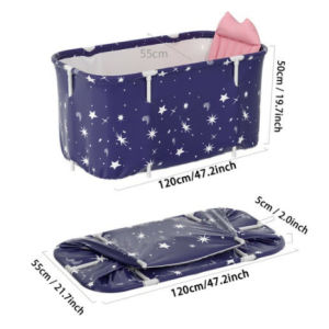 Household thickened Portable bathtub bathroom adult portable shower bathtub baby bathtub easy to store thick insula