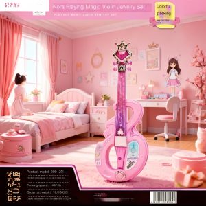 microphone for kids Simulation Standing Karaoke Girl Musical Toy with Bracket and Saxophone