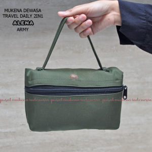 Melika - Mukena Travel Daily Katun Polos 2in1 Alena