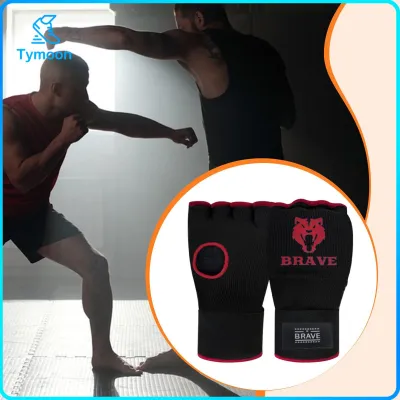 Perfeclan Boxing Inner Gloves Gel Hand Wraps Fitness Handwraps Soft Padded Knuckle Protection Quick Wraps for Karate Kickboxing Sports