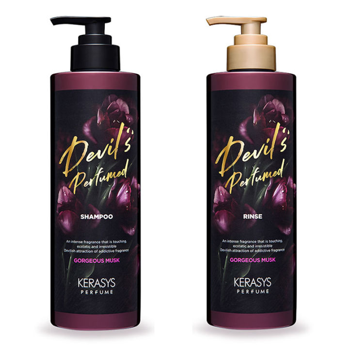 Kerasys Devils Perfume Shampoo/Conditioner Gorgeous Musk 500ml