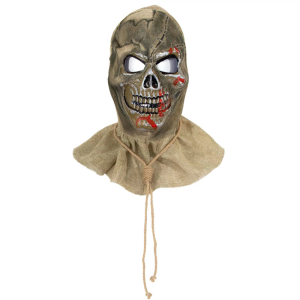 Đáng sợ kín đầu mặt nạ hình hộp sọ Mặt nạ Halloween mặt nạ hoá trang khủng khiếp bao kín mặt Mũ bảo hiểm trang phục Prop cho bữa tiệc lễ hội