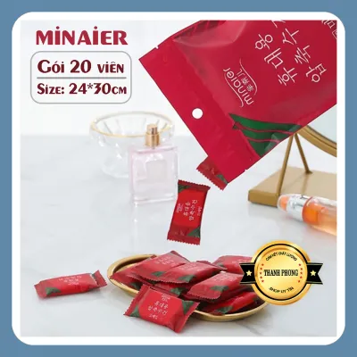 Gói 20 Viên Khăn Nén MINAIER Xuất Hàn Quốc [24*30cm] - Khăn Nén Viên Chữ Nhật