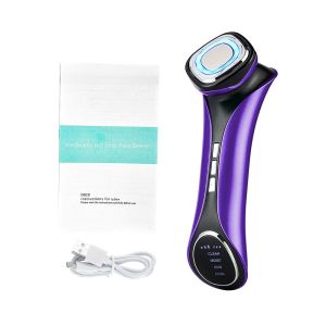 EMS Anti Aging Face Hot Cold Massager LED Photon Light Therapy Skin Care Tool Device Face Lifting Tighten Sonic Massage Beauty