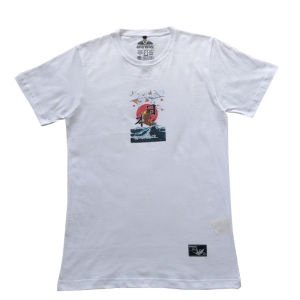 Anyway Kaos Pendek "Fish" White 547