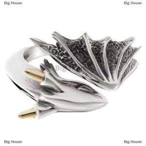 [COD] Big House แหวนมังกรบินเล็กแบบไม่ซีดจางสำหรับผู้ชายเครื่องประดับวินเทจที่สวยงาม