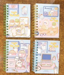 Sổ tay ghi chép 2 lớp lò xo mini nhỏ gọn bỏ túi hoạt hình đẹp dễ thương A7