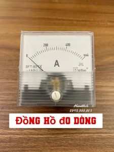 ĐỒNG HỒ ĐO DÒNG ĐỒNG HỒ XOAY CHIỀU V-A KÍCH THƯỚC 80x80x35