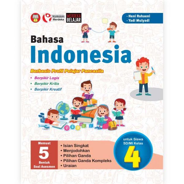 Buku Bahasa Indonesia SD/MI Kelas 4 Kurikulum Merdeka | Lazada Indonesia