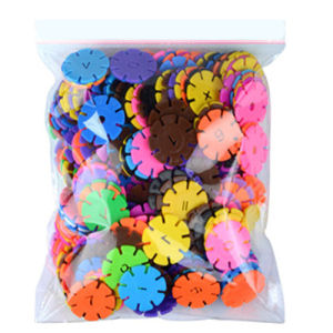 Childrens puzzle toys Large thickened snow flake building block toy