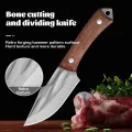 Kitchen Knife High Carbon Steel Boning Knife Handmade Forged Meat Knife Chef Knife with Sheat. 