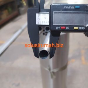 pipa aluminium bulat silinder per10cm potongan pipe diameter luar ukuran od custom panjang pilih ukuran 6.5mm 7mm 8mm 10mm 12mm 13mm 15mm 17mm 18mm 19mm 21mm 22mm 25mm