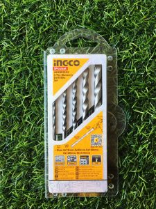 Bộ mũi khoan dùng cho gia đình xây dựng nội ngoại thất INGCO mũi khoan kim loại AKDB1065 mũi khoan gỗ AKDB5055 mũi khoan bê tông tường gạch AKDB3055