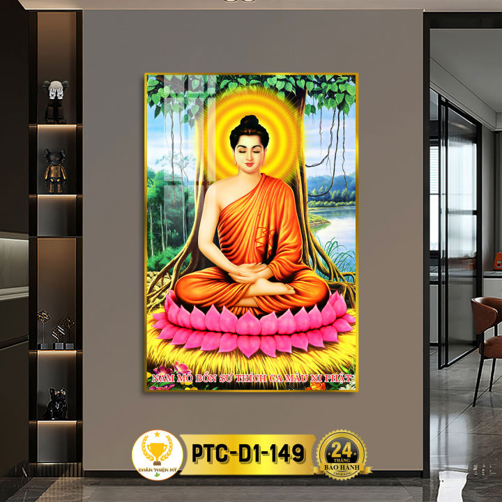 Tranh Phật Treo Tường Tráng Gương Phật Thích Ca CHÂN THIỆN MỸ, Quà Tặng ...