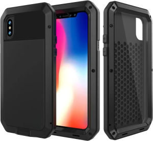 Military Metal Tank Case For iPhone 17 Air 16e 17e 16 15 14 13 12 11 Pro Max XS XR 8 7 Plus Heavy Duty Armor Shockproof Screen