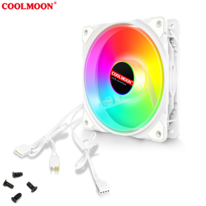 Quạt tản nhiệt Fan Led ARGB Coolmoon - Led ARGB Sync Main 3 Pin 5V / Bộ Hub Coolmoon P-ARGB PWM