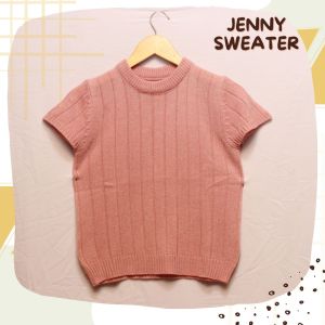 Cardigan anak perempuan lengang pendek jeny kids / atasan anak perempuan / rajut anak perempuan 2023