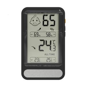 Large LCDs Display Digital Indoor Thermometers Hygrometer With Comfort Face Backlight And Temperature Memory Function
