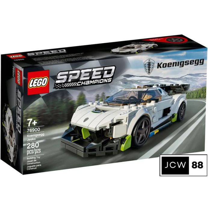Lego 76900 Speed Champions Koenigsegg Jesko mainan anak mobil