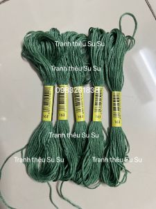 Chỉ cotton thêu tranh chữ thập mã DMC các mã từ 150 đến 169 (giá 1 tép)