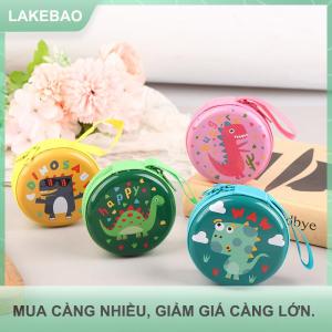 【LAKEBAO】 Đáng Yêu Khủng Long Vòng Đồng Xu Ví Dễ Thương In Ví Dây Kéo Thay Đổi Ví Cho Bé Trai Cô Gái Tai Nghe Lưu Trữ Pouch
